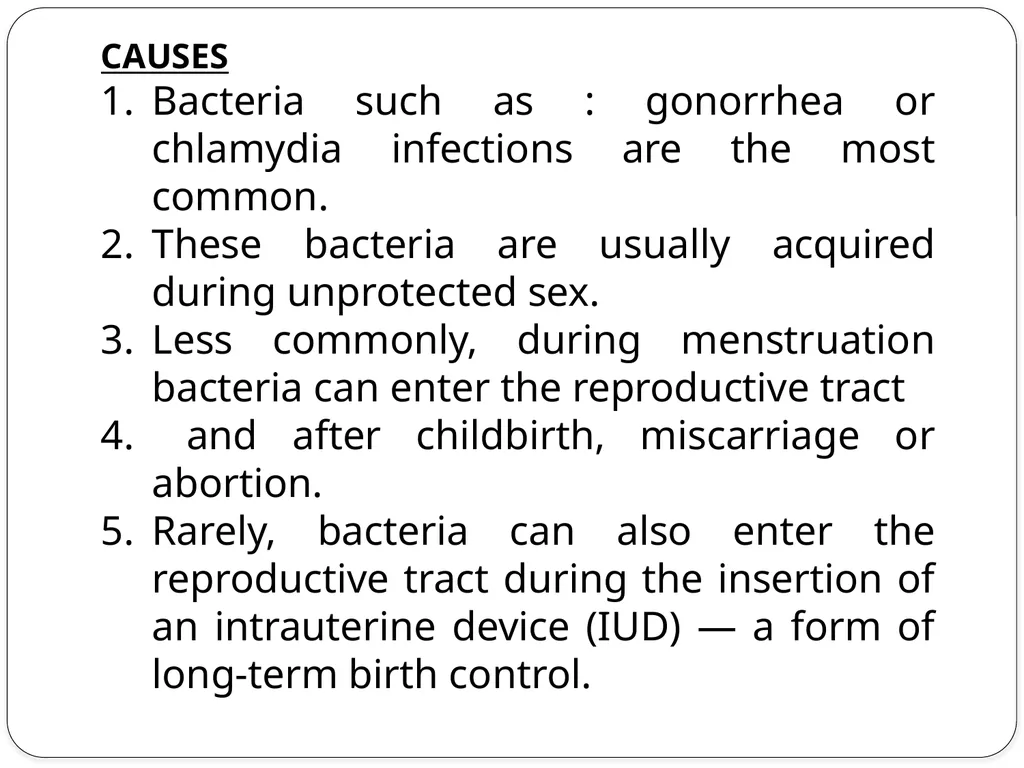 Pelvic inflammatory disease prof. Dr. Rabea M. Ali - slide 30 of 44