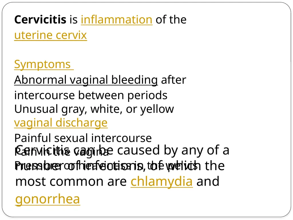 Pelvic inflammatory disease prof. Dr. Rabea M. Ali - slide 6 of 44
