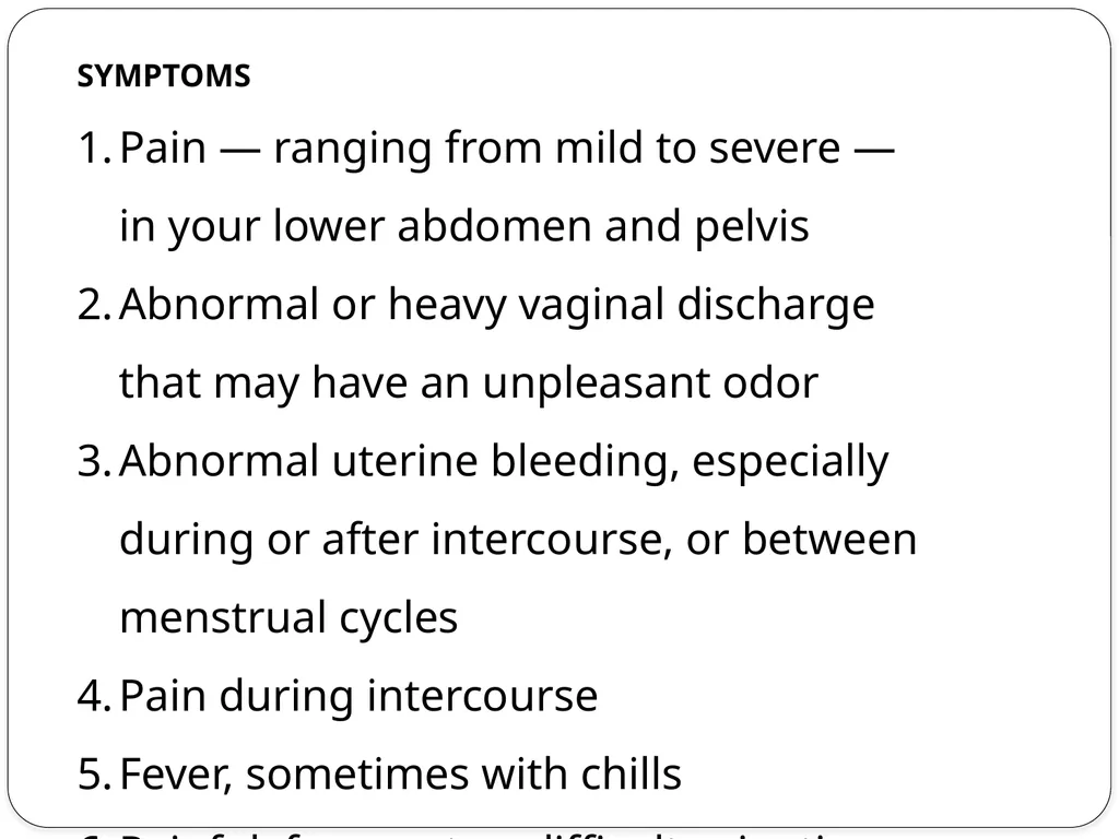 Pelvic inflammatory disease prof. Dr. Rabea M. Ali - slide 27 of 44