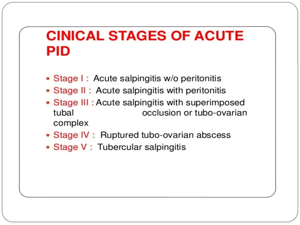 Pelvic inflammatory disease prof. Dr. Rabea M. Ali - slide 23 of 44