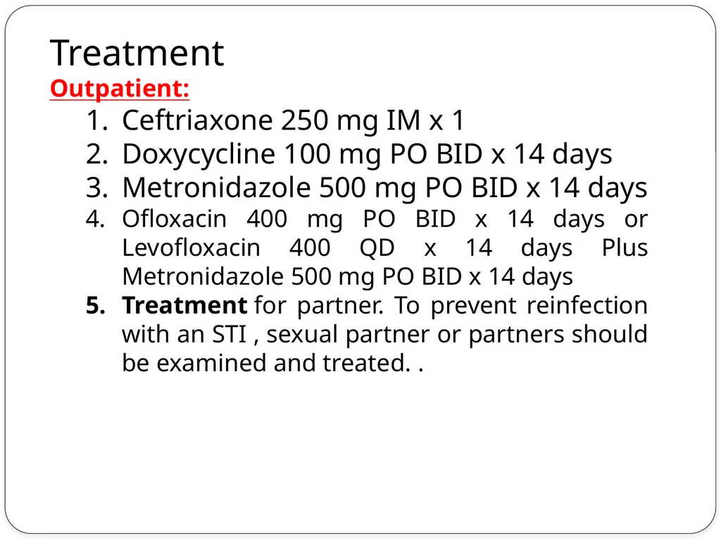 Pelvic inflammatory disease prof. Dr. Rabea M. Ali - slide 35 of 44