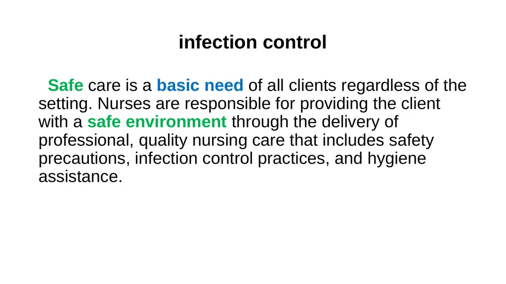 infection control Fatima Elamin Hamid PhD student - slide 2 of 21