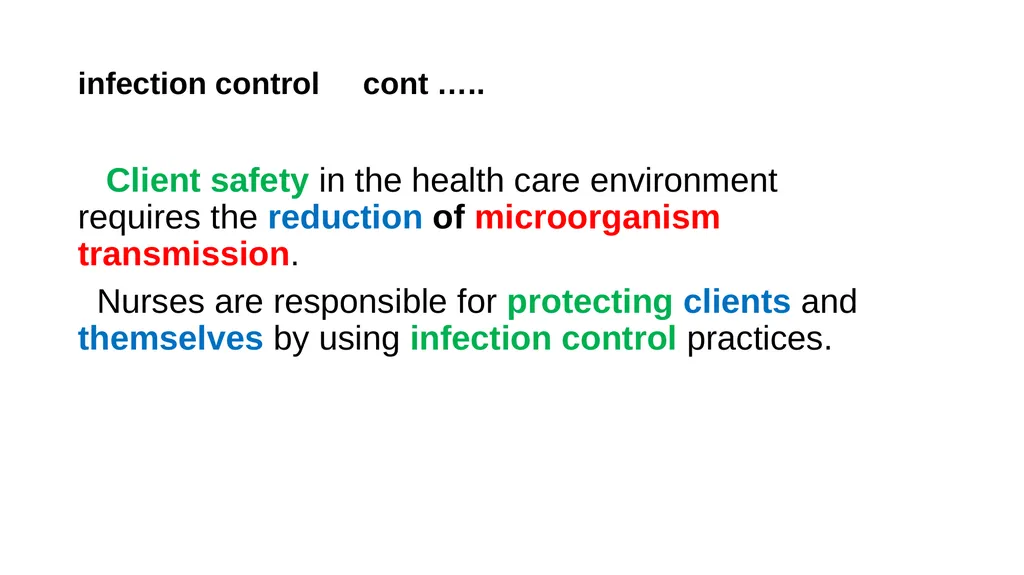 infection control Fatima Elamin Hamid PhD student - slide 5 of 21
