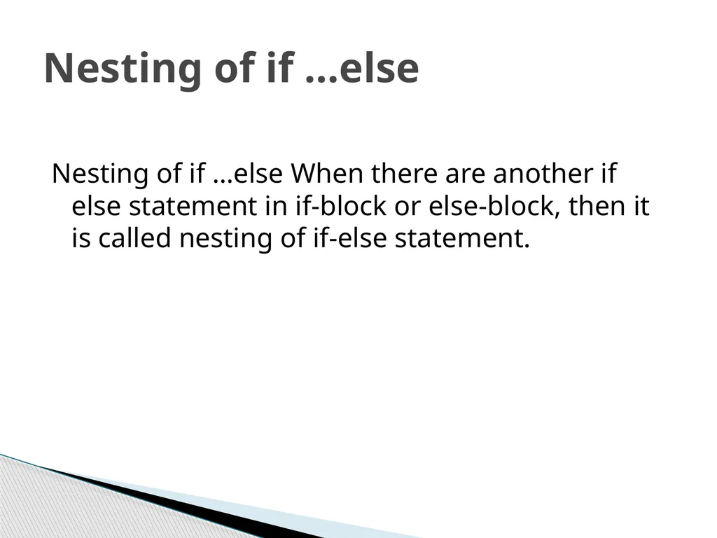 If....else statements in c lang. Dr. Vibha Dubey - slide 11 of 15