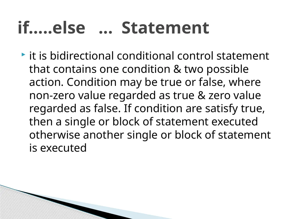 If....else statements in c lang. Dr. Vibha Dubey - slide 6 of 15
