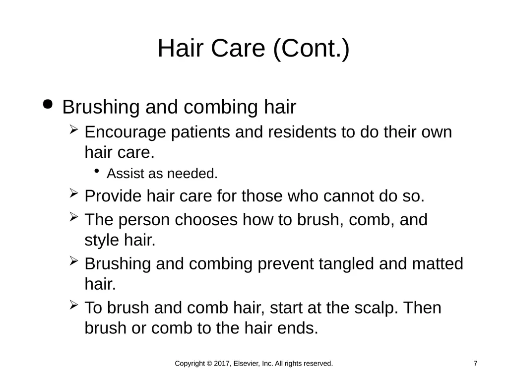 Chapter 23 Grooming Copyright © 2017, Elsevier, - slide 7 of 17