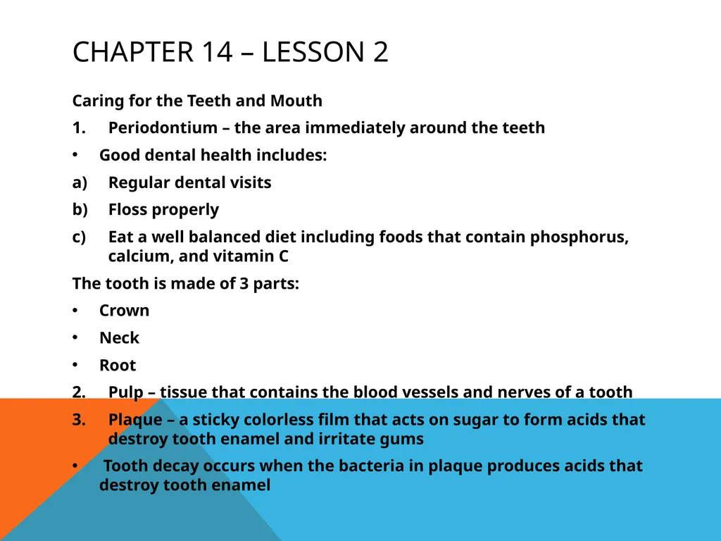 Chapter 14 Personal care & healthy behaviors - slide 7 of 17