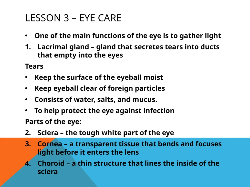 Chapter 14 Personal care & healthy behaviors - slide 10 of 17
