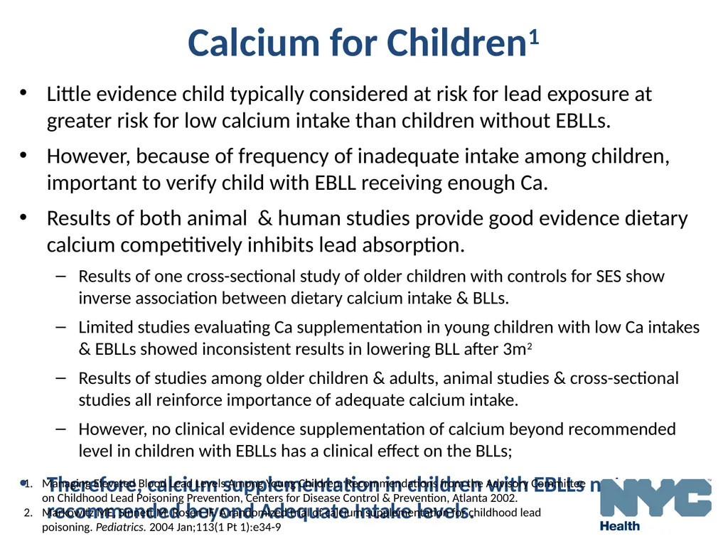 Alternative Treatments For Lead Poisoning - slide 8 of 40