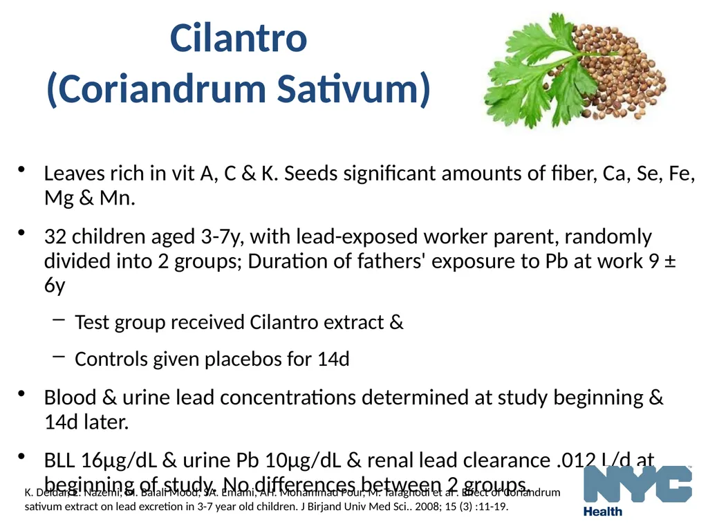 Alternative Treatments For Lead Poisoning - slide 20 of 40