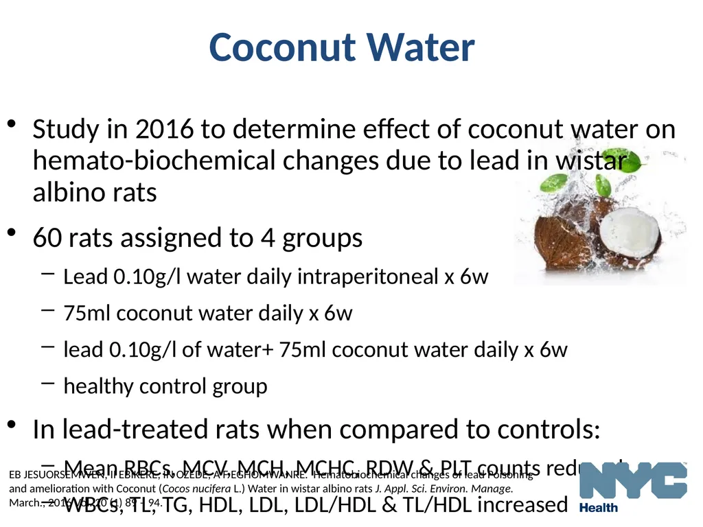 Alternative Treatments For Lead Poisoning - slide 24 of 40