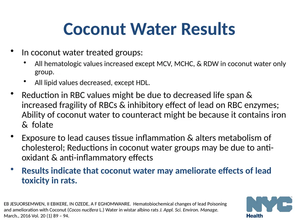 Alternative Treatments For Lead Poisoning - slide 25 of 40