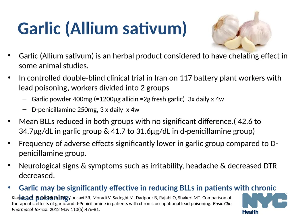 Alternative Treatments For Lead Poisoning - slide 19 of 40