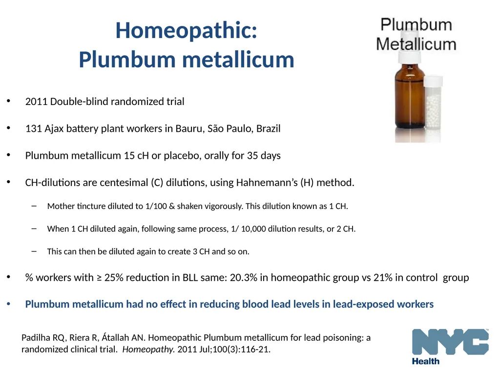 Alternative Treatments For Lead Poisoning - slide 34 of 40