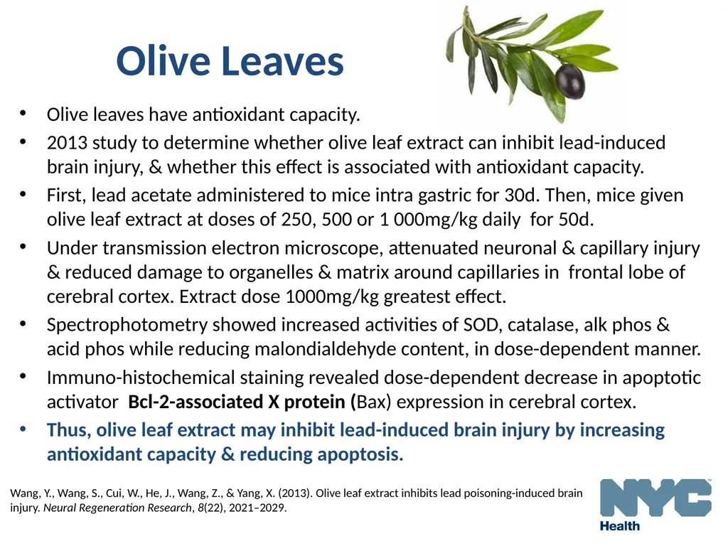 Alternative Treatments For Lead Poisoning - slide 26 of 40