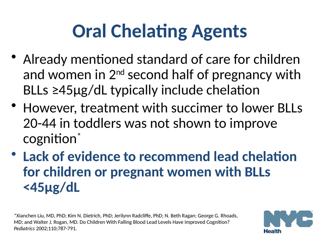 Alternative Treatments For Lead Poisoning - slide 36 of 40