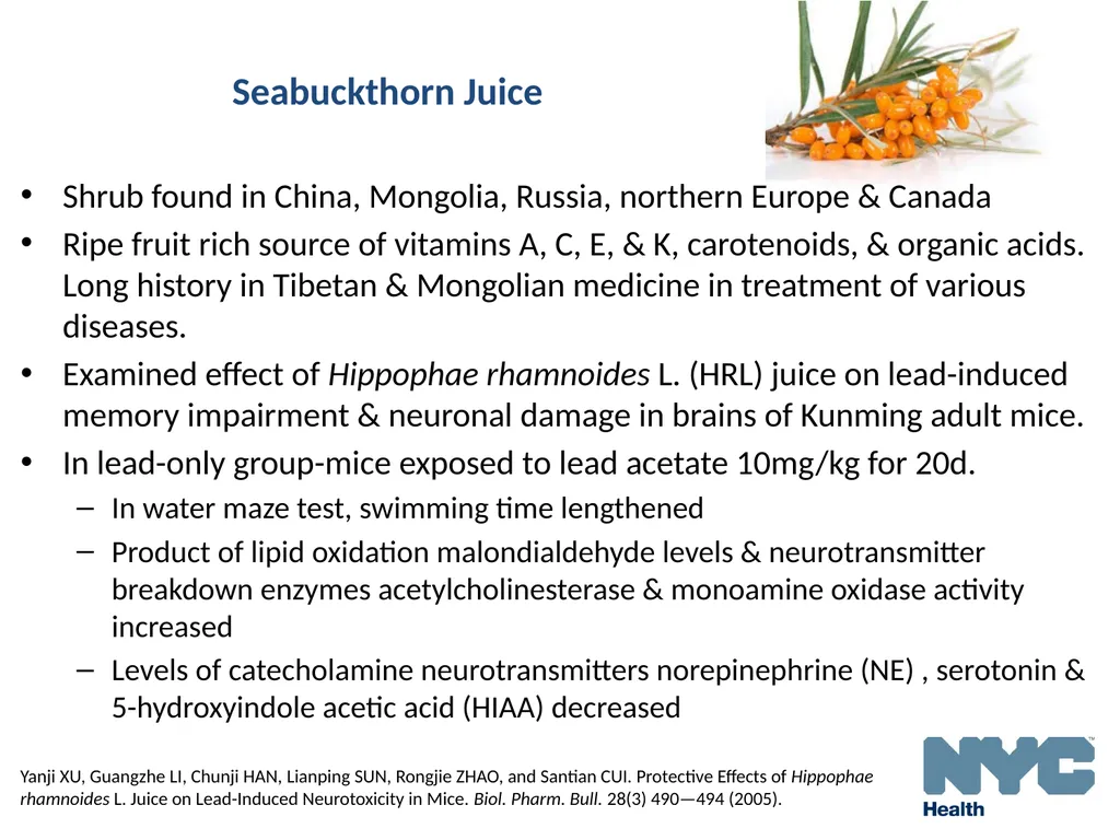 Alternative Treatments For Lead Poisoning - slide 22 of 40