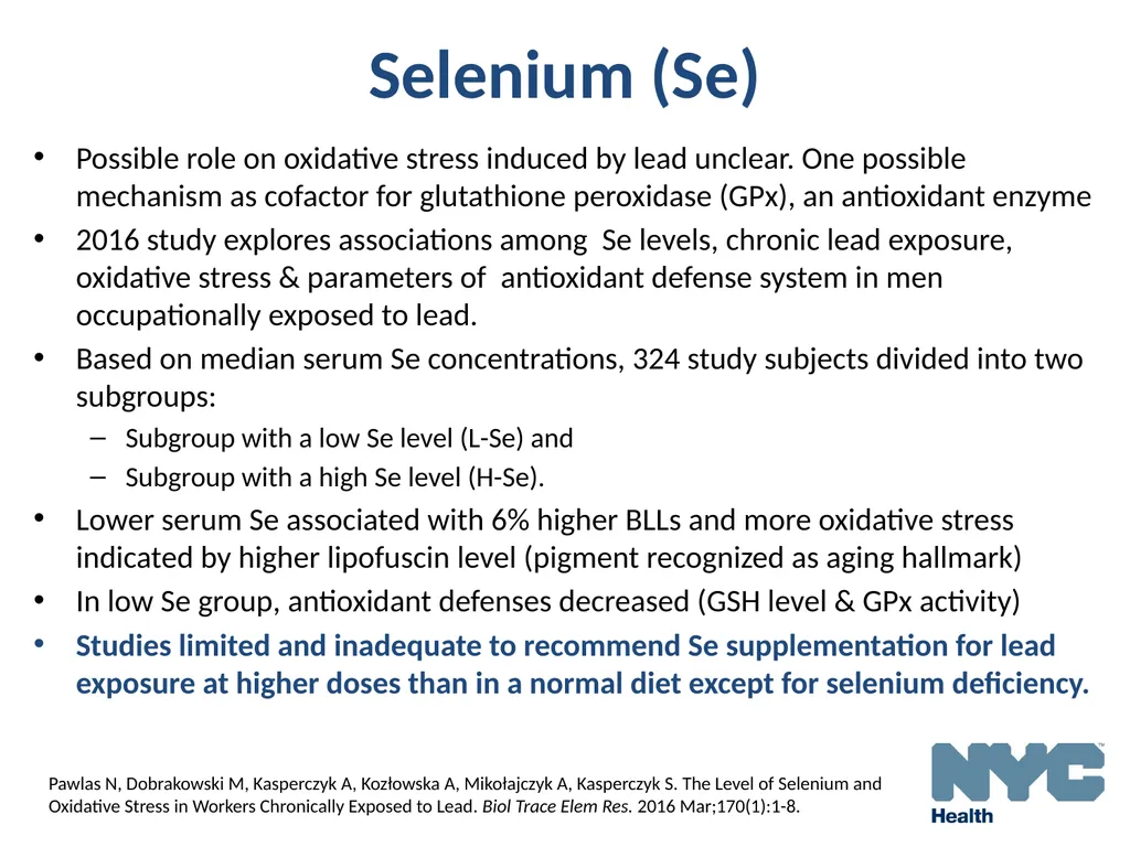 Alternative Treatments For Lead Poisoning - slide 15 of 40