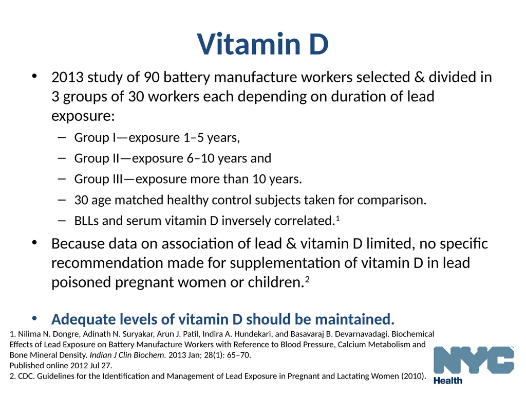Alternative Treatments For Lead Poisoning - slide 13 of 40