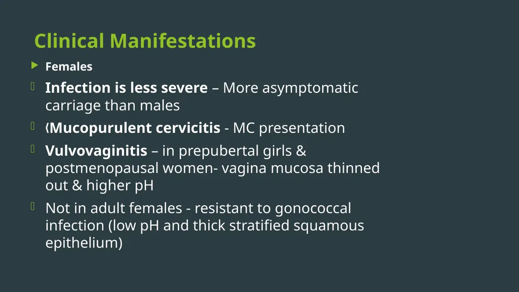 NEISSERIA Gonorrhoeae (GONOCOCCUS ) Virulence - slide 5 of 15