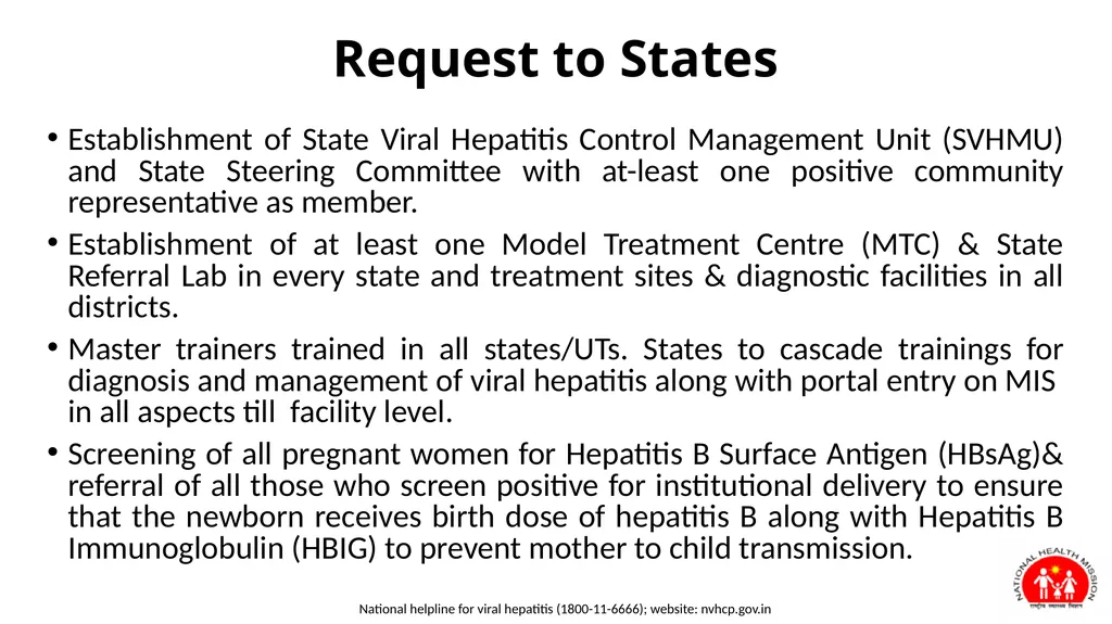National Viral Hepatitis Control Program SDG goal - slide 2 of 2