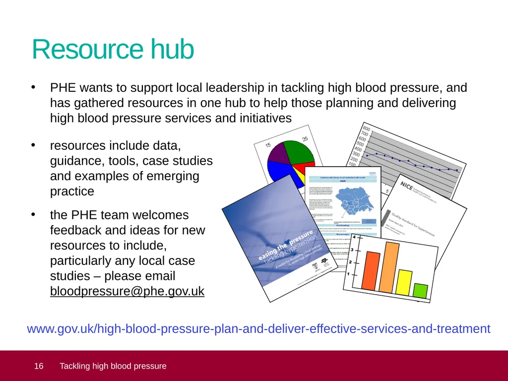 Tackling high blood pressure Core slide deck – - slide 16 of 19
