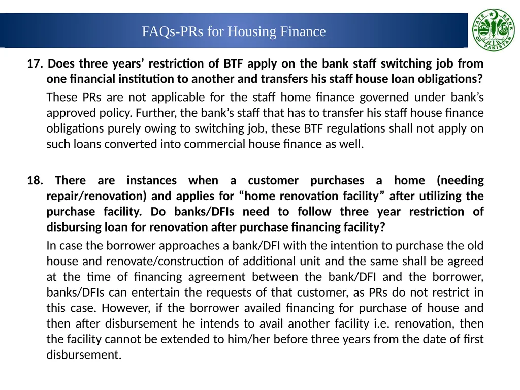 Prudential Regulations for Housing Finance Wasif - slide 35 of 40