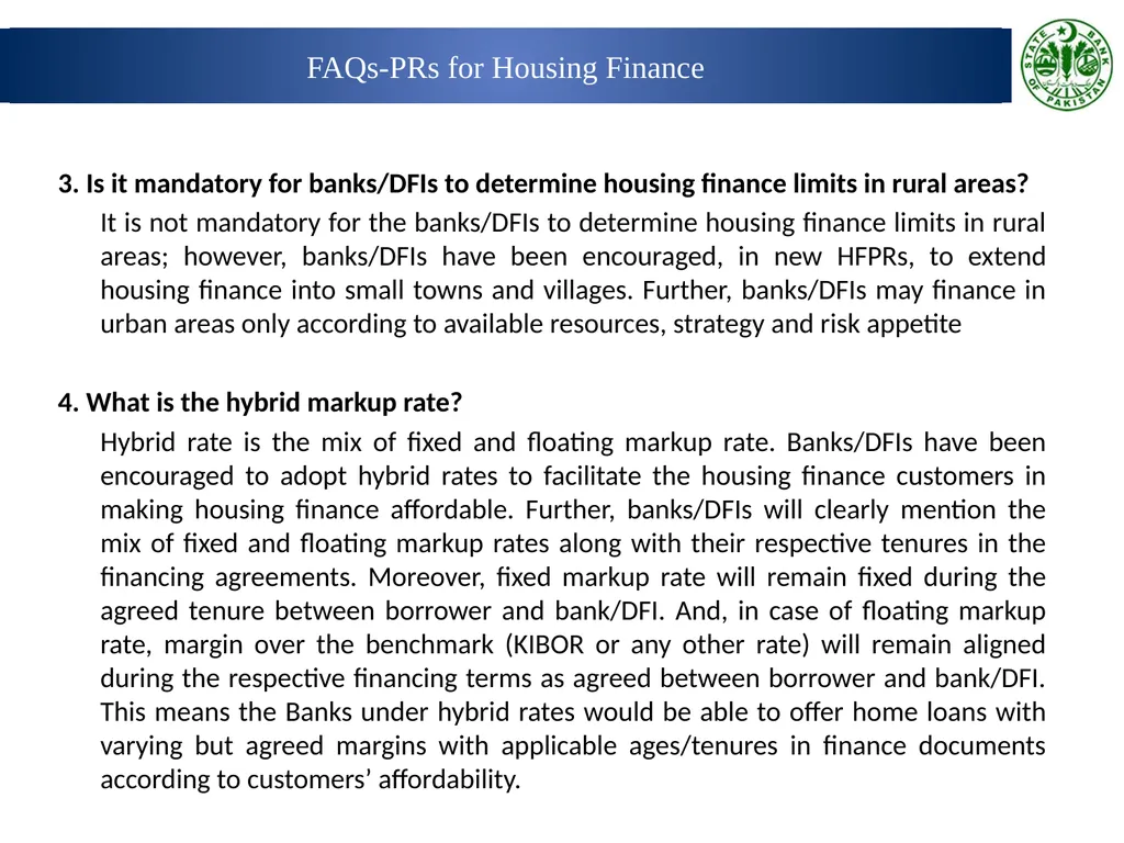 Prudential Regulations for Housing Finance Wasif - slide 29 of 40