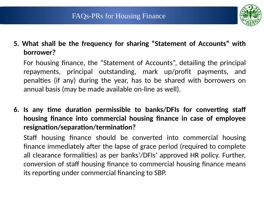 Prudential Regulations for Housing Finance Wasif - slide 30 of 40
