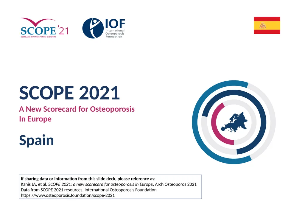 SCOPE 2021 A New Scorecard for Osteoporosis In - slide 1 of 3