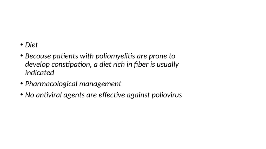 Poliomyelitis Introduction A terryfying - slide 12 of 13