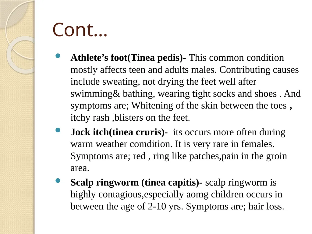 RINGWORM PARUL GANGWAR BSC.(N) 3 YEAR INTRODUCTION - slide 5 of 15