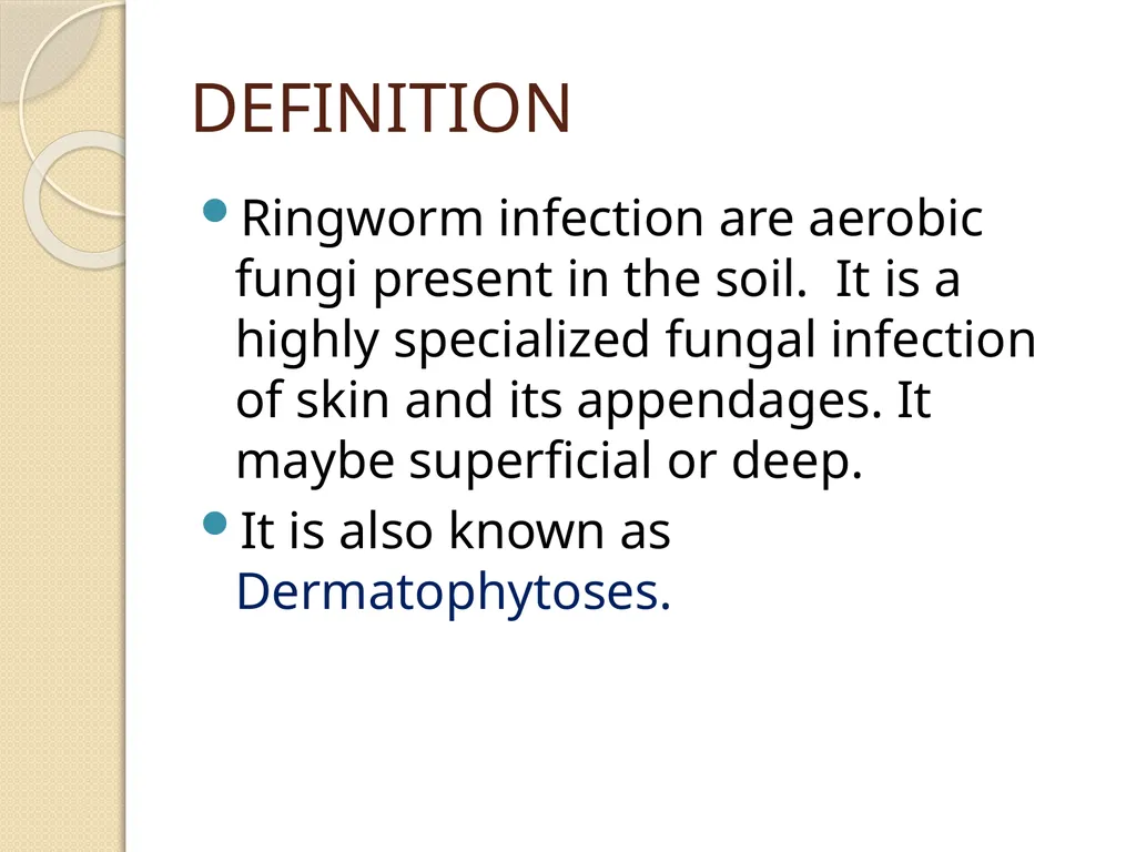 RINGWORM PARUL GANGWAR BSC.(N) 3 YEAR INTRODUCTION - slide 3 of 15