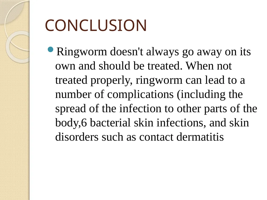 RINGWORM PARUL GANGWAR BSC.(N) 3 YEAR INTRODUCTION - slide 11 of 15