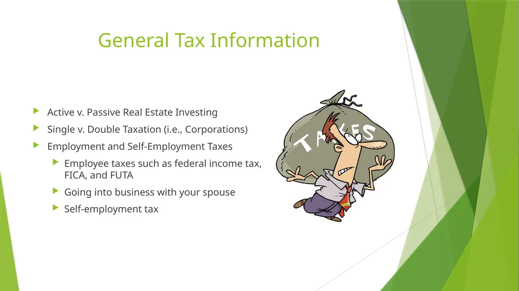 Entity Choice for Real Estate Investors Presented - slide 14 of 20