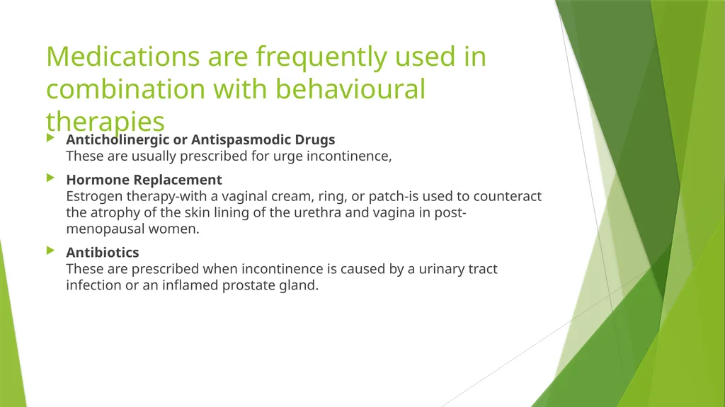Elderly Urinary Incontinence Causes & Care August - slide 19 of 50