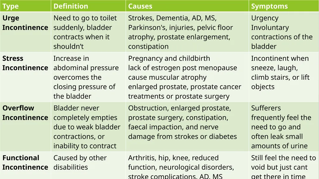 Elderly Urinary Incontinence Causes & Care August - slide 15 of 50