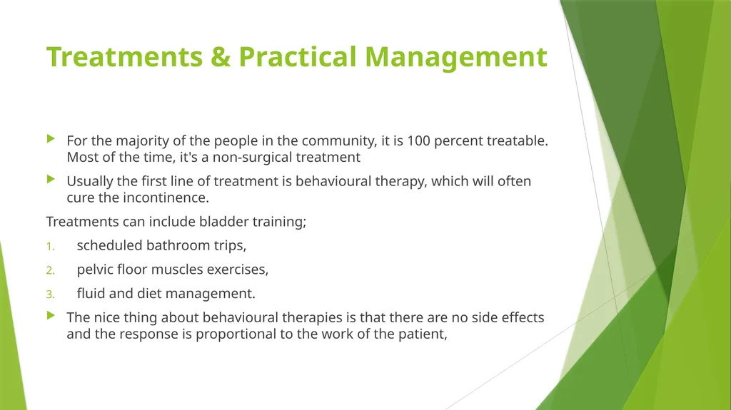 Elderly Urinary Incontinence Causes & Care August - slide 18 of 50