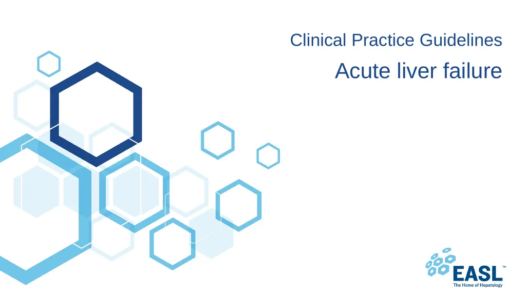 Acute liver failure Clinical Practice Guidelines