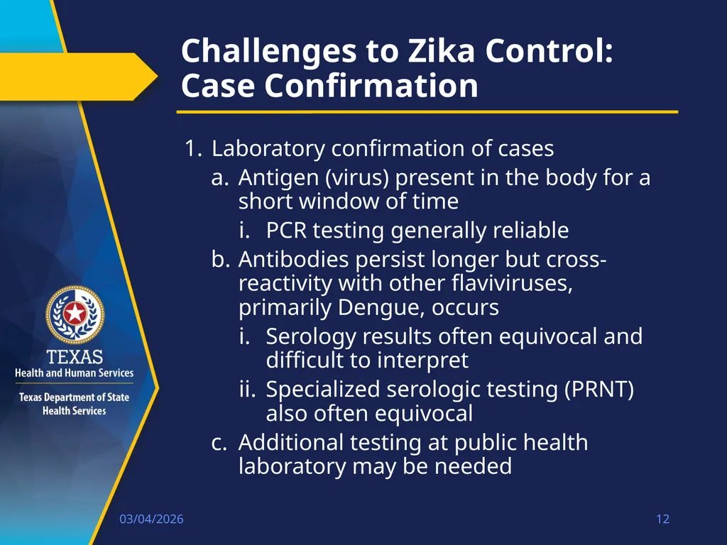 Epidemiology of Zika Linda K. Gaul, PhD, MPH State - slide 12 of 17