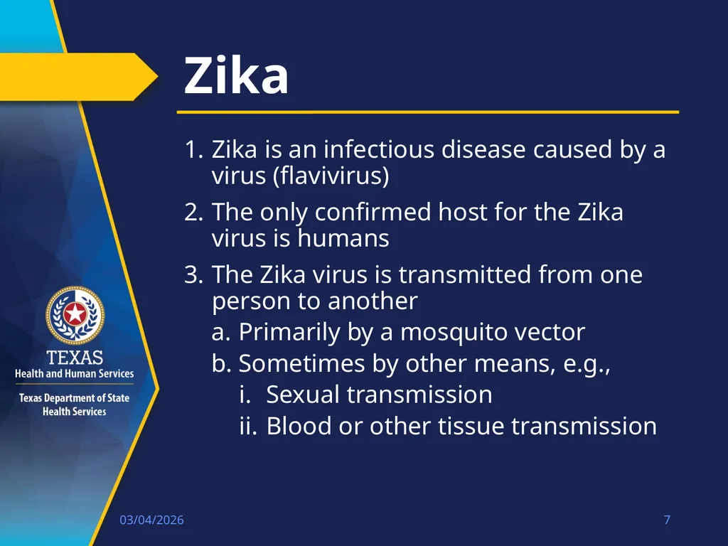 Epidemiology of Zika Linda K. Gaul, PhD, MPH State - slide 7 of 17