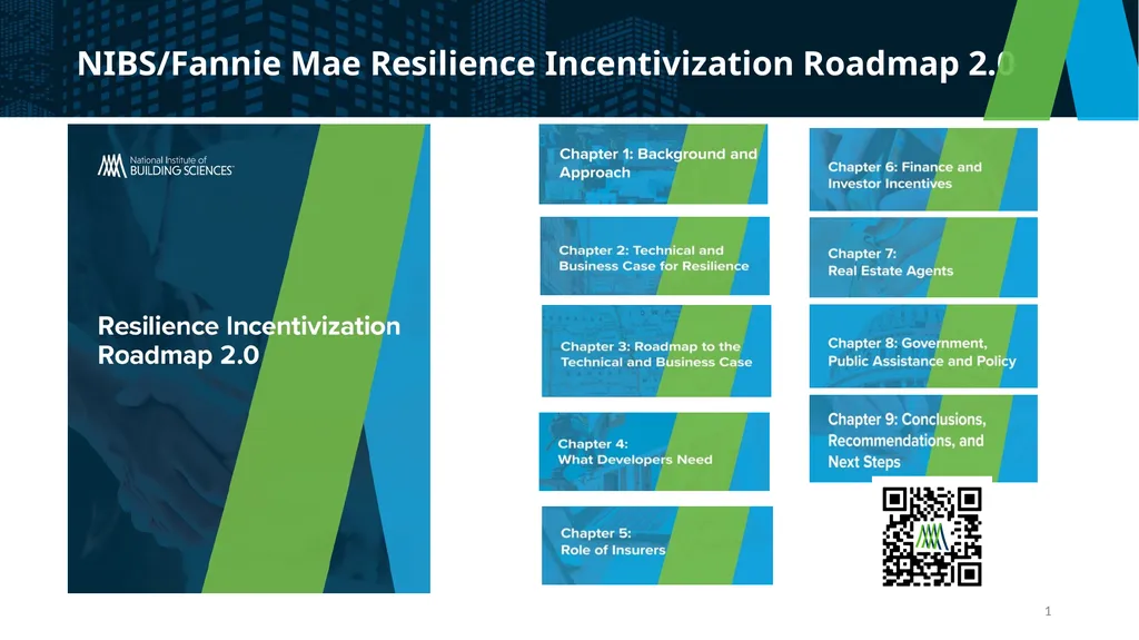 1 NIBS/Fannie Mae Resilience Incentivization