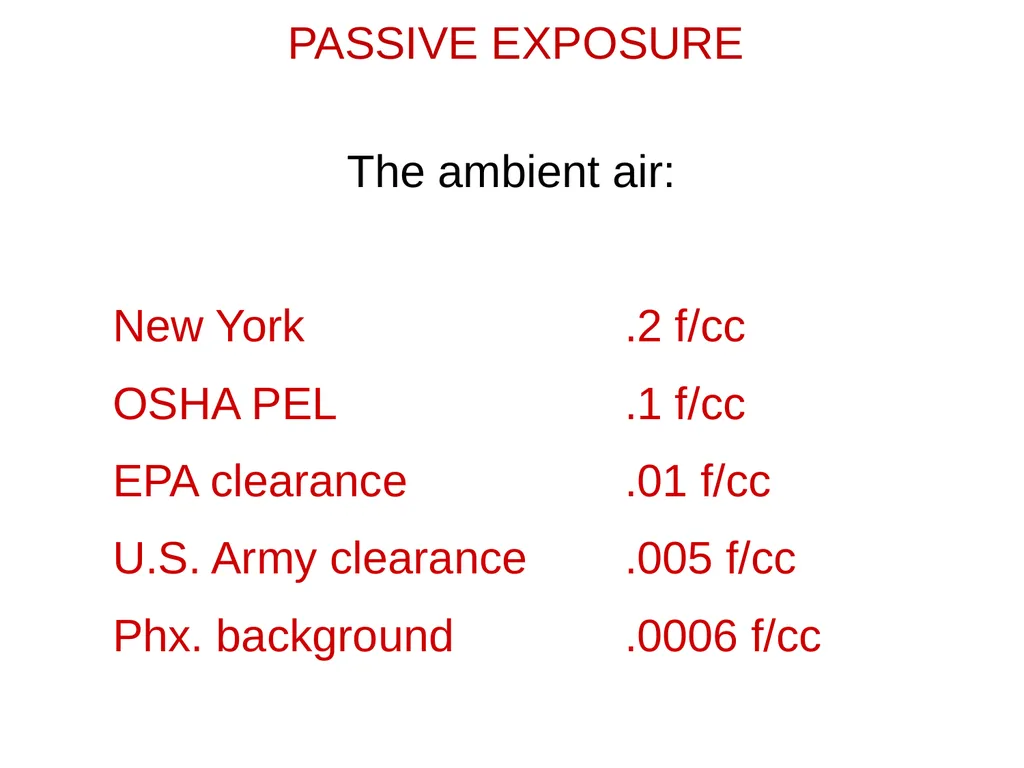 HEALTH EFFECTS OF ASBESTOS EXPOSURE Asbestos is a - slide 7 of 32