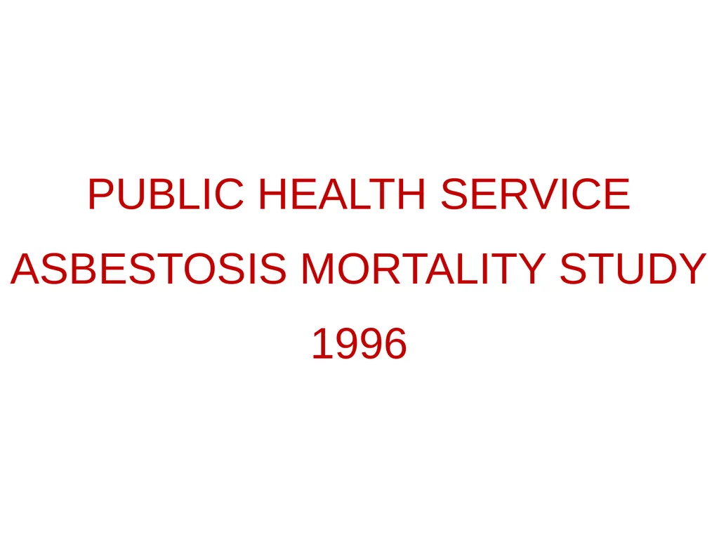 HEALTH EFFECTS OF ASBESTOS EXPOSURE Asbestos is a - slide 17 of 32
