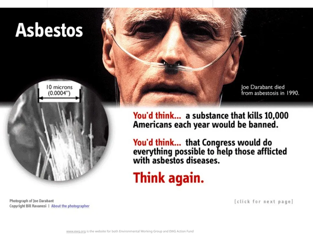 HEALTH EFFECTS OF ASBESTOS EXPOSURE Asbestos is a - slide 29 of 32