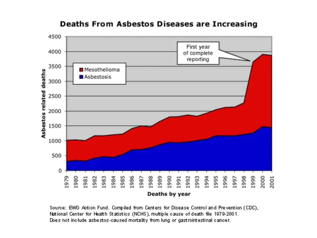 HEALTH EFFECTS OF ASBESTOS EXPOSURE Asbestos is a - slide 31 of 32