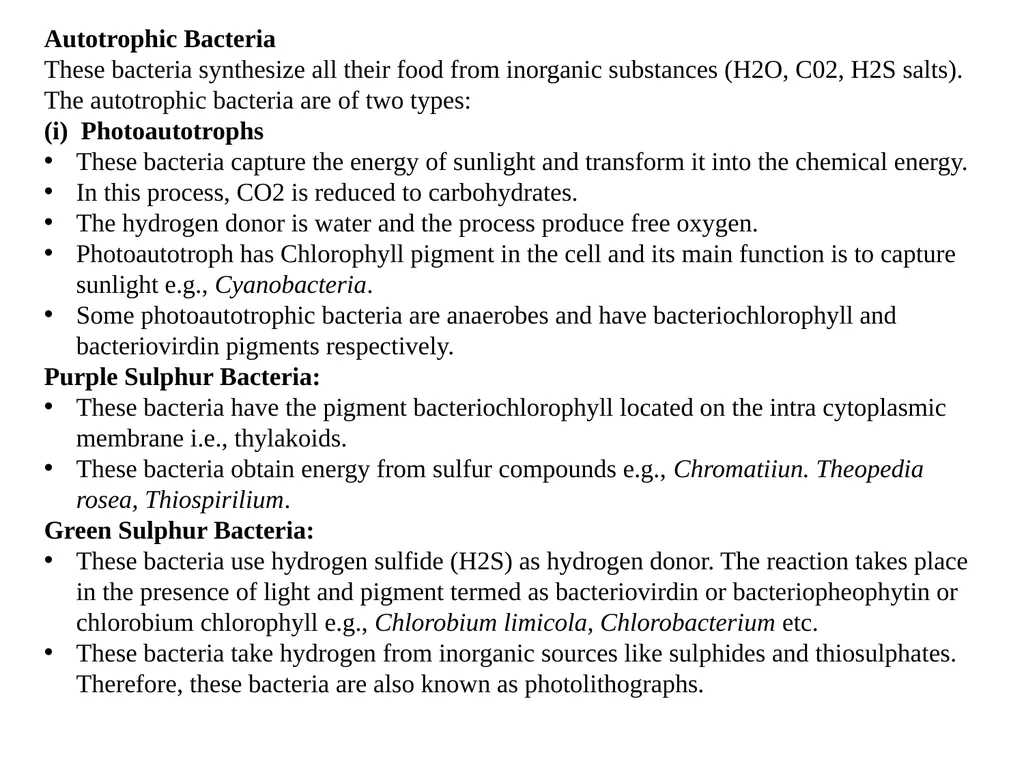 Bacterial nutrition: types and modes of nutrition - slide 7 of 26