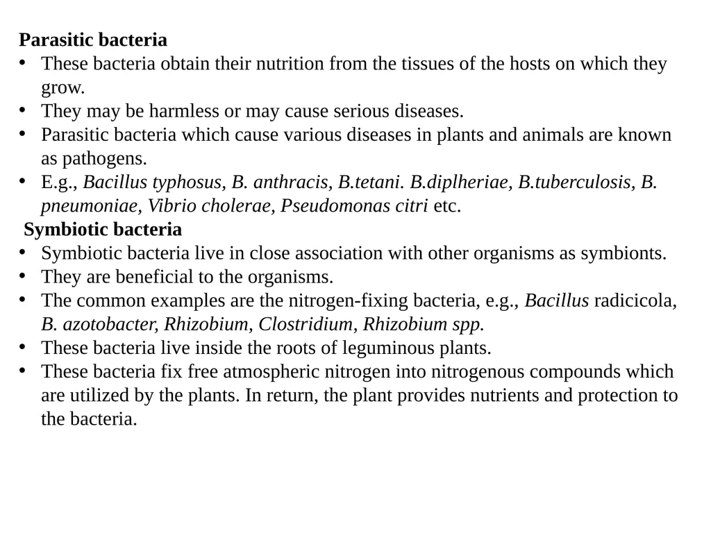Bacterial nutrition: types and modes of nutrition - slide 12 of 26