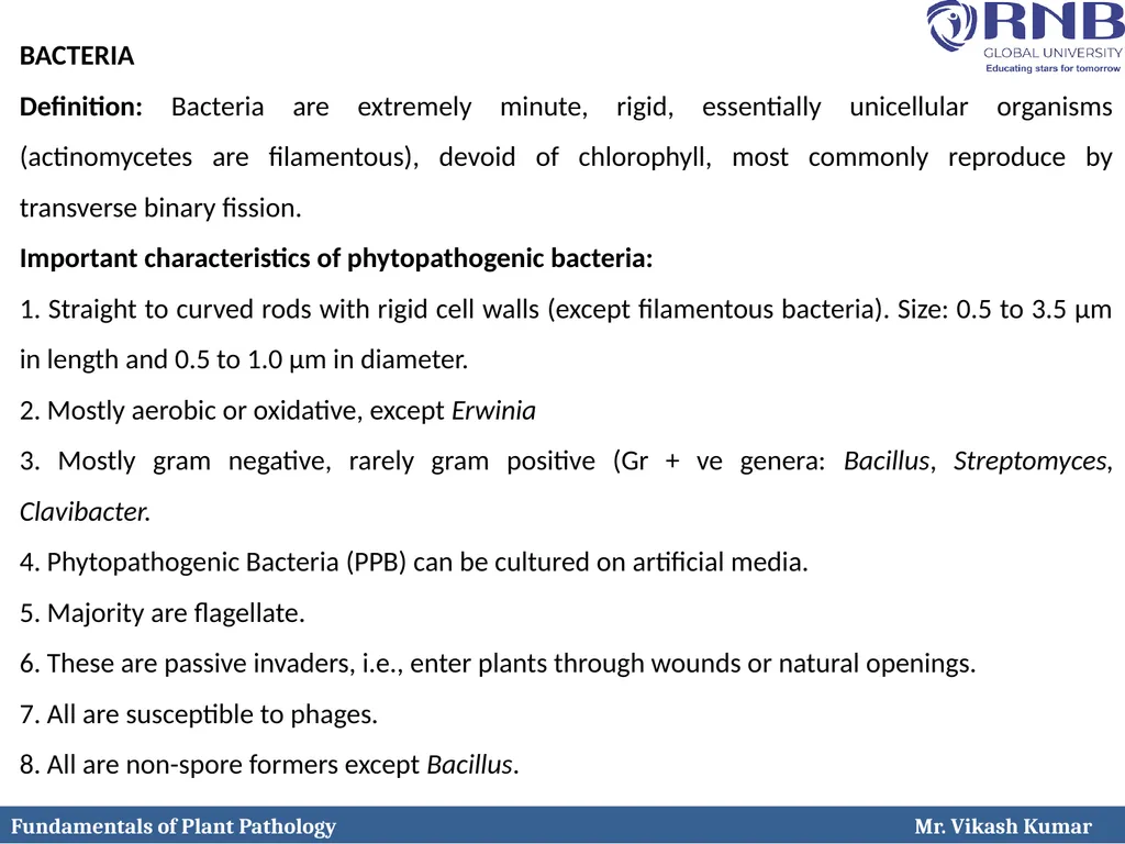 Course Name: Fundamentals of Plant Pathology - slide 4 of 17