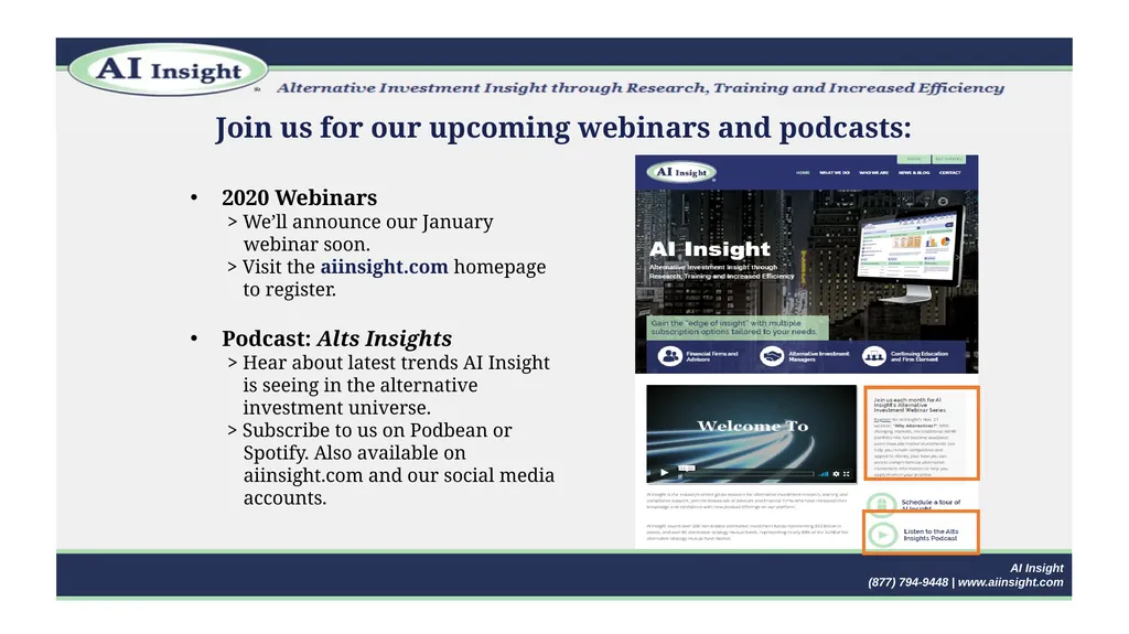 2020 Webinars > We’ll announce our January webinar - slide 1 of 22